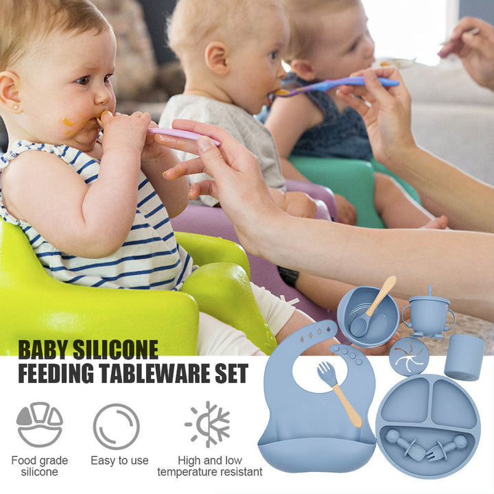 Silicone Baby Feeding Tableware Set | Skanto