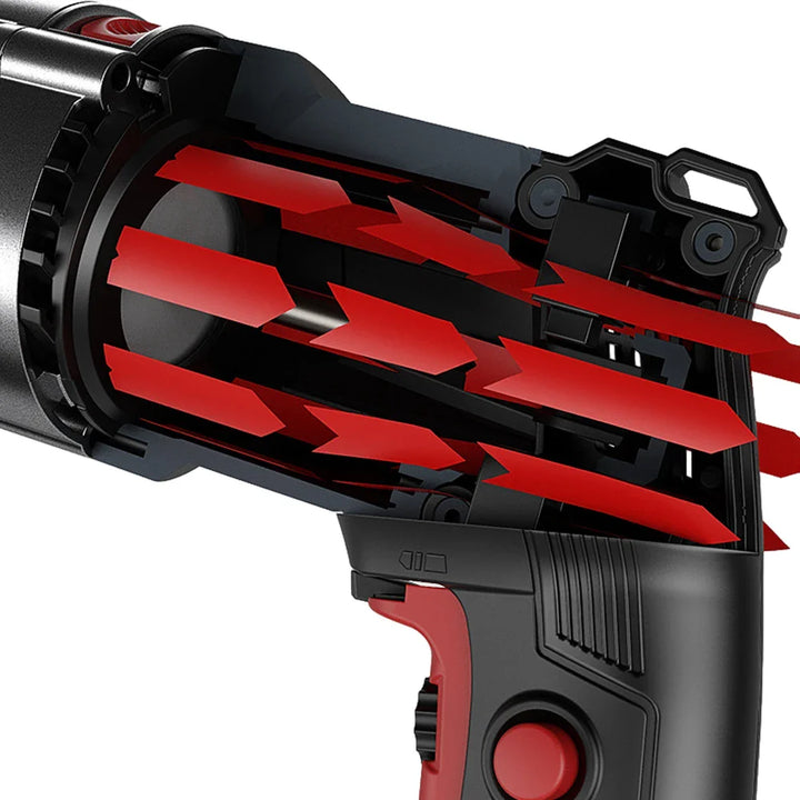 Frendorf | 780W Elektrisk Hammer & Boremaskin med Variabel Hastighet – DrillForce