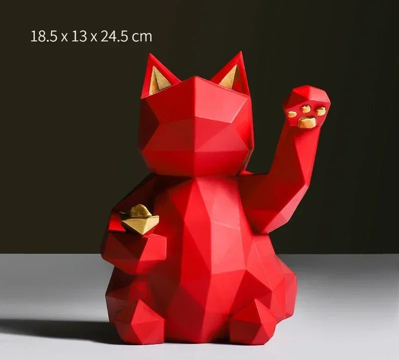 Skanto | Nordisk Minimalisme Geometri Lykke Katt Statuer