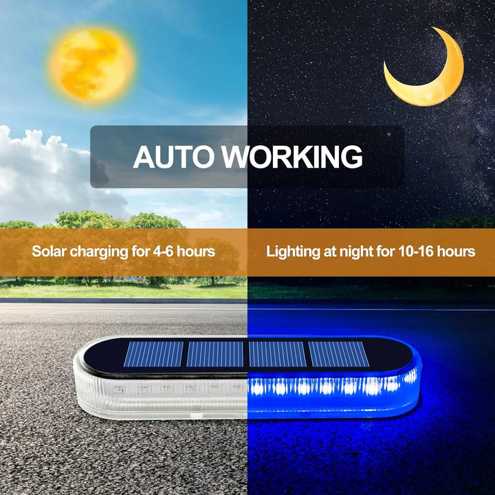 Skanto | LumaGlow Solar Trap Light | IP68 vanntett med 30 LED-lamper i varm/kald hvit/blå for terrasse og utendørs