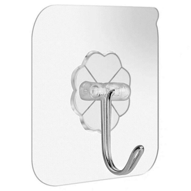 Skanto | Punch-fri Razor Holder Oppbevaringskrok (1/2/3 Biter) - Veggmontert Barberhylle for Menn til Badet