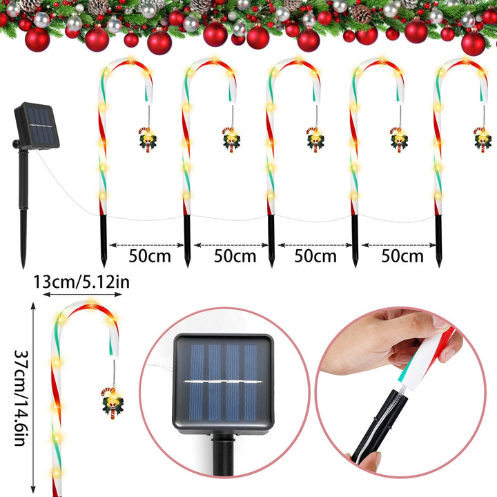 Skanto | Candy Cane Lane LED Solar Lampe