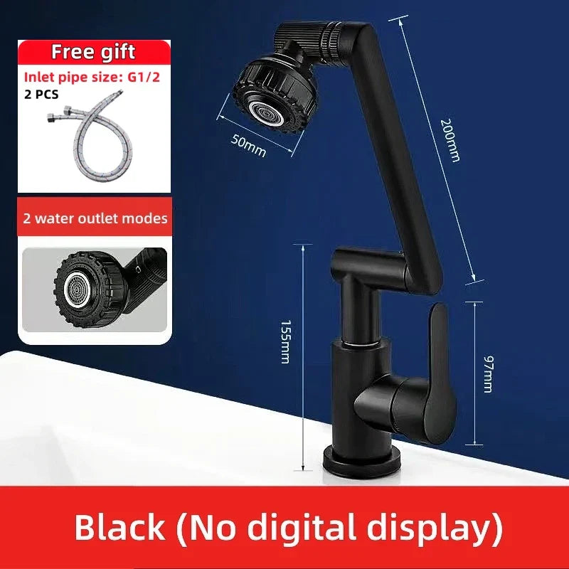 Skanto | Digital Display Rotatable Japansk Stil Badekran