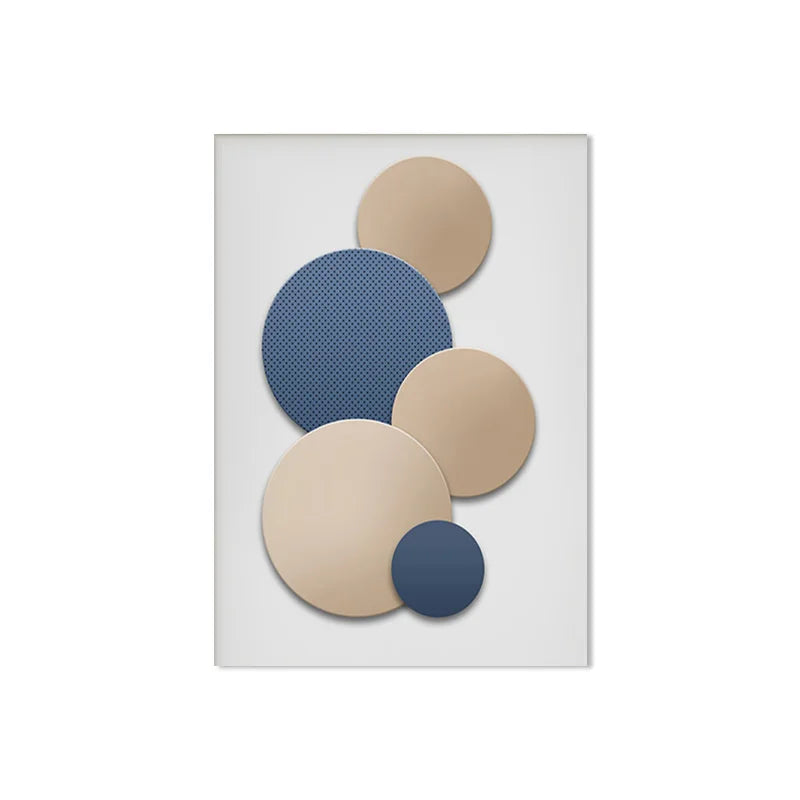 Moderne Estetikk Abstrakt Geometri Veggkunst Fine Art Lerret Utskrifter Plakater Bilder For Moderne Leilighet Stue Lys Luksus Hjem Dekor | Skanto