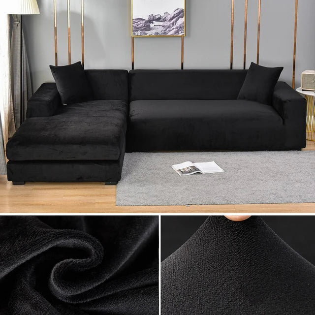 Skanto | SofaGuard™ | Elastisk fløyelssofa trekk som sparer deg for penger