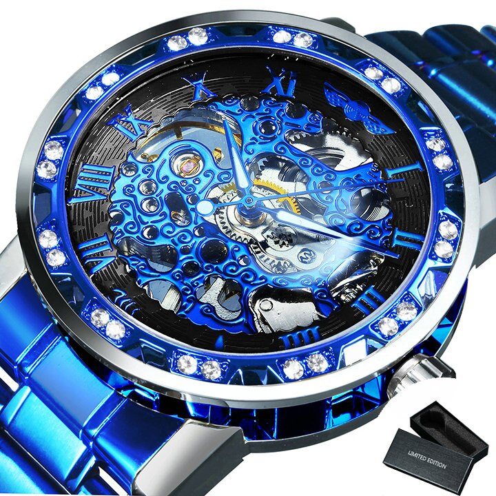 Skanto | Luminescent Mekanisk Titan Skeleton Klokke