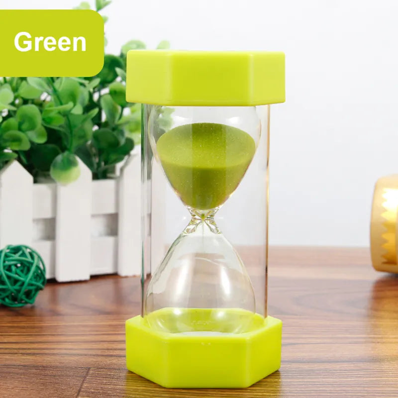 Hexagonal dekorativ timeglass – flere tidsalternativer og farger | Skanto