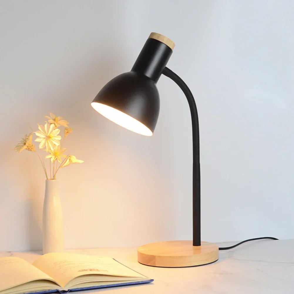 Skanto | Høst og vinter belysning | Nordisk kreativt trekunst jern LED skrivebordslampe - Moxie