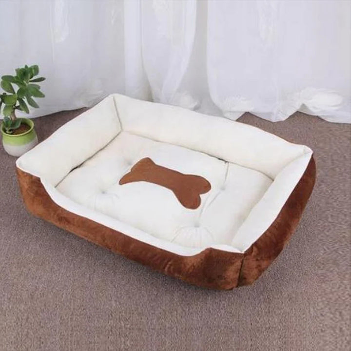 Moderne og koselige linstoff hundeseng Skanto