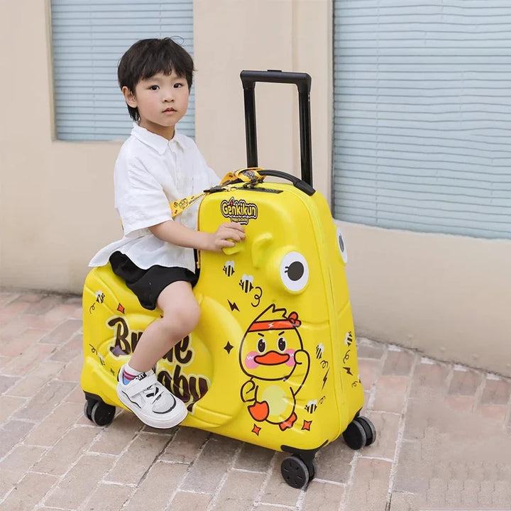 Skanto | Barnkoffert med scooterfunksjon – Napoli
