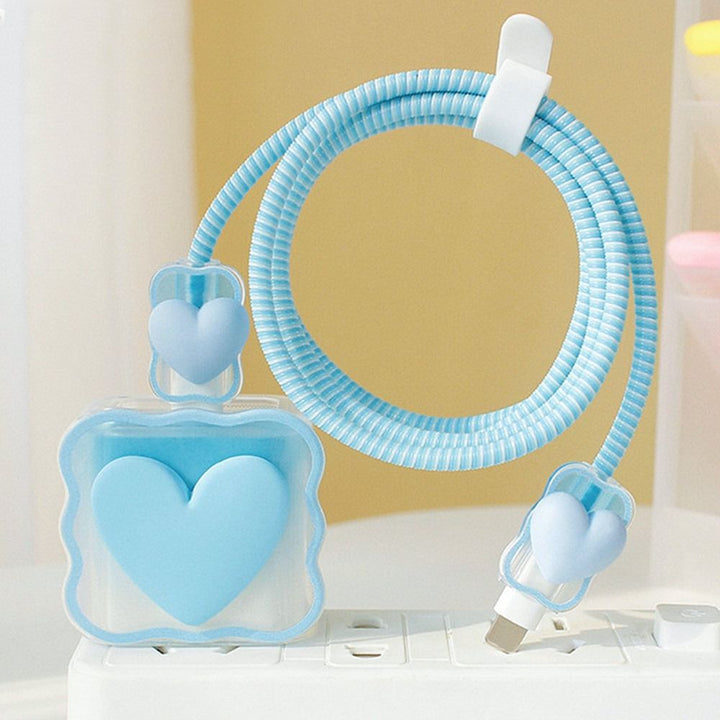 Skanto | Transparent Love Laderkabel Beskyttelsesdeksel