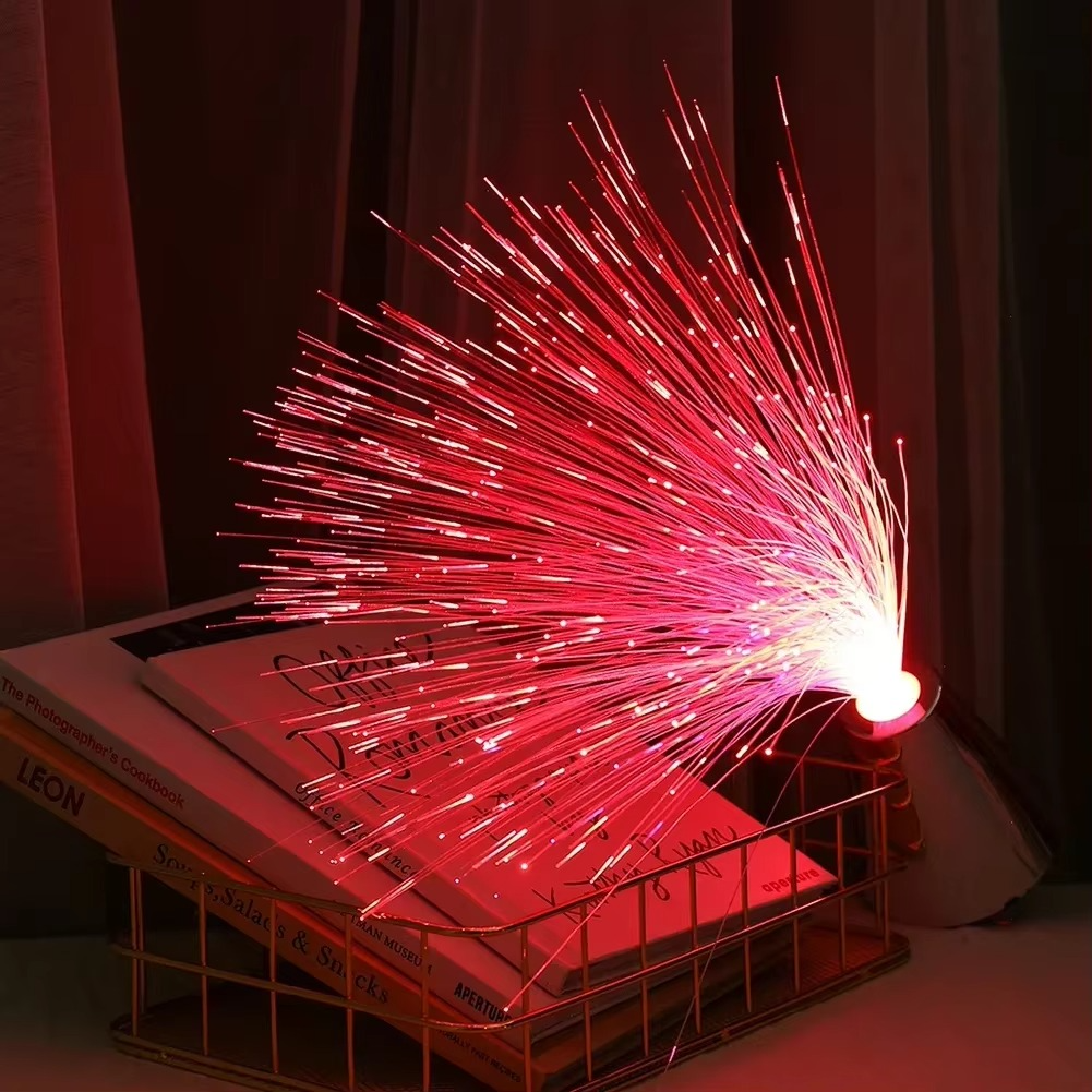 Skanto | Flerfarget LED Fiber Optisk Stjernelys Lampe