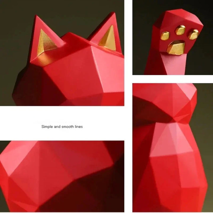 Skanto | Nordisk Minimalisme Geometri Lykke Katt Statuer