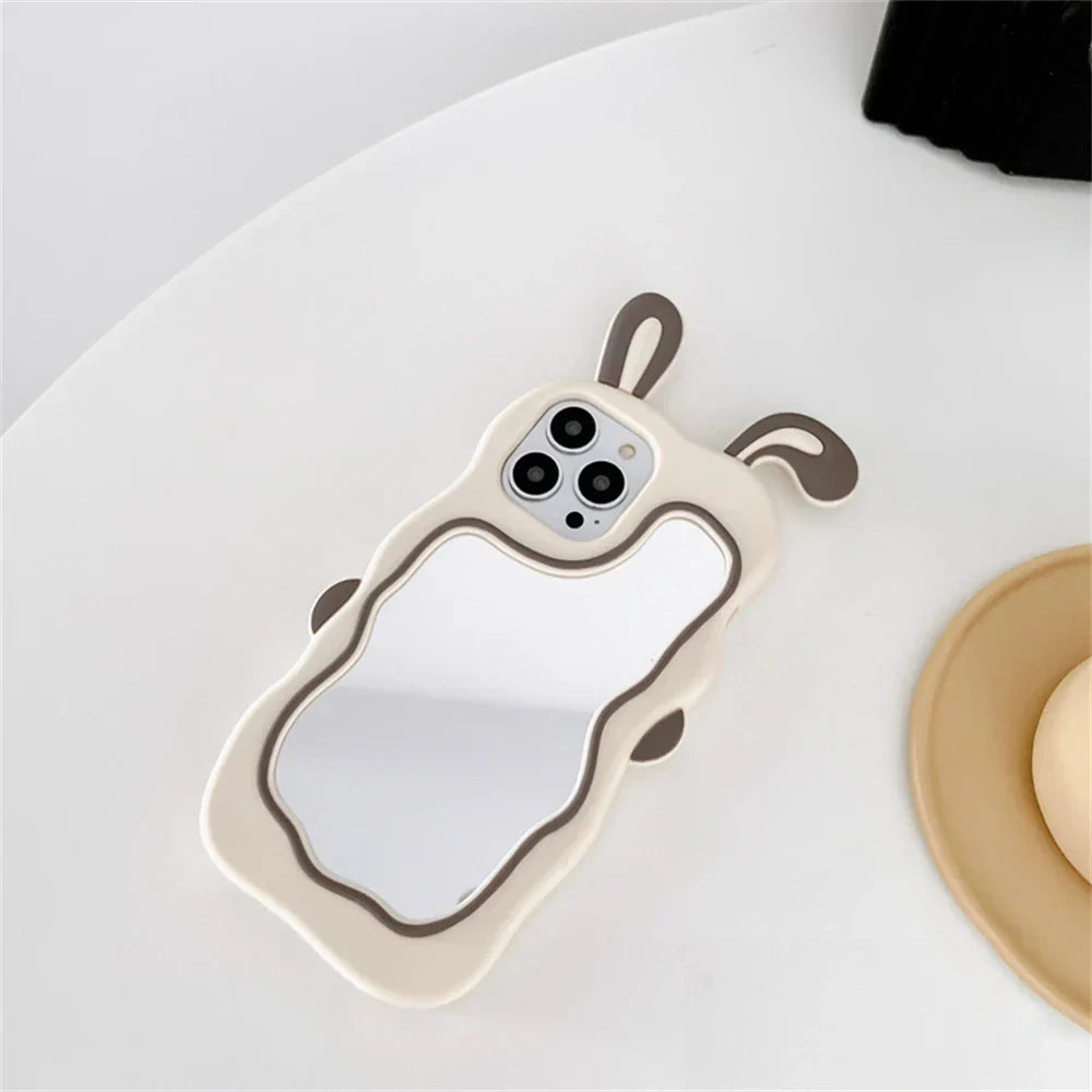 Skanto | Rabbit Ear Make-Up Speil iPhone Deksel