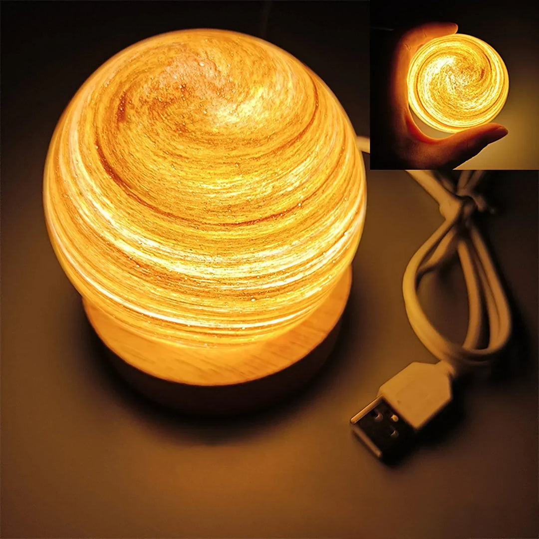KosmosGlow - 3D Krystallplaneter Nattlampe | Skanto