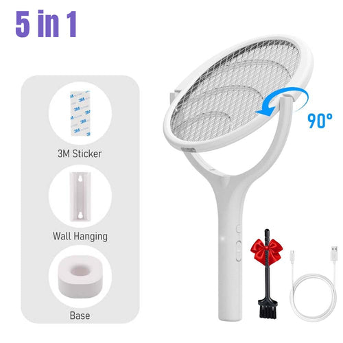 6in1 Rotatable Electric Mosquito Zapper | Skanto