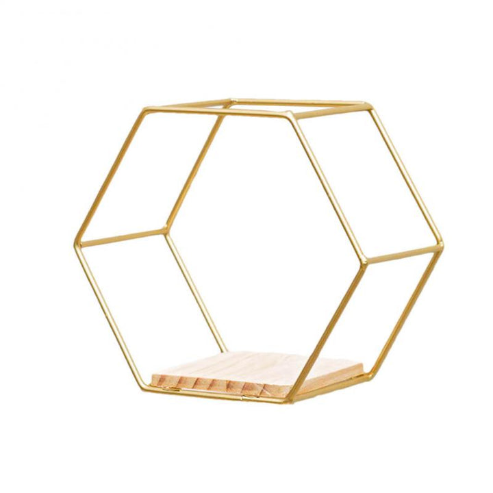 HexaShelf - Stilfull Hexagonal Veggdekorasjon for Dine Gjenstander Skanto