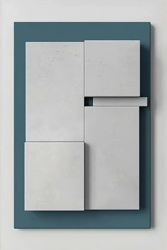 Abstrakt Minimalistisk 3d Design Veggkunst Kunstneriske Lerretstrykk Bilder For Moderne Leilighet Stue Spisestue Hjemmekontor Dekor | Skanto