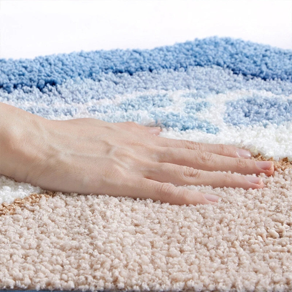Skanto | Seaside Footprint Pattern Badmatte