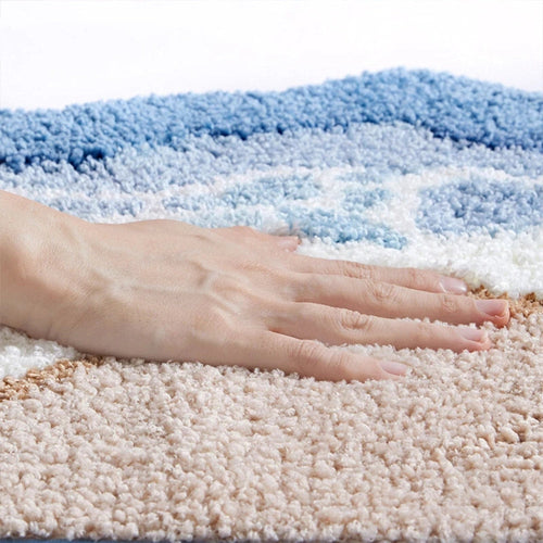 Skanto | Seaside Footprint Pattern Badmatte