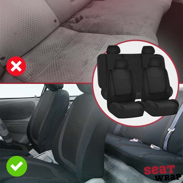 Skanto | ComfortSeat 9-delt Seteputer Set – Universell, Pustende & Vaskbar
