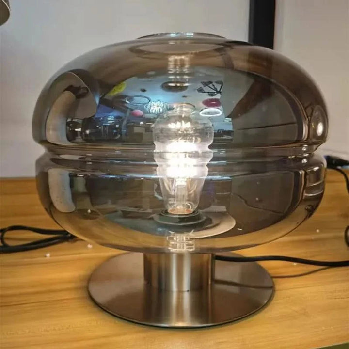 Skanto | Skandinavisk Glass Bordlampe – AuroraForm E27
