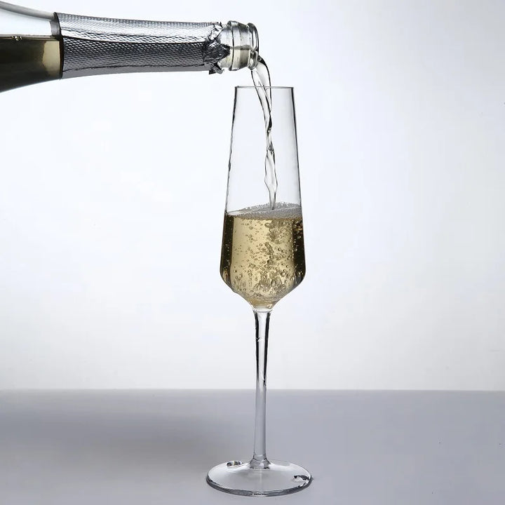 Uknuselig akryl champagneglass 4-delt sett Skanto