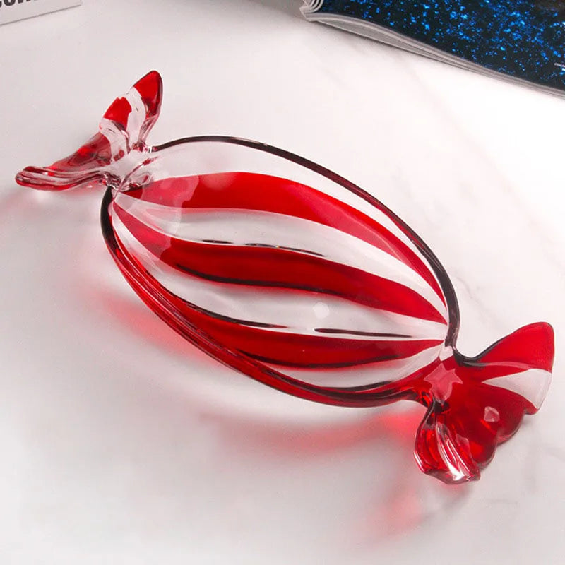 Godteri-formet Glass Snack Tallerken