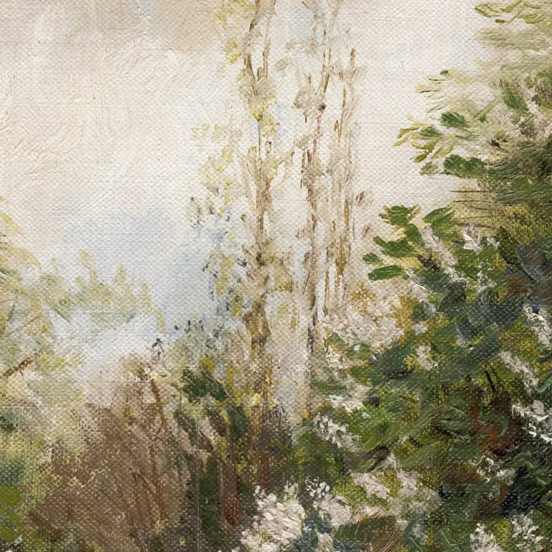 Klassiske vintage sommerlandskap fine kunst lerret utskrifter galleri veggkunst bilder for stue spisestue soverom kunst dekor | Skanto