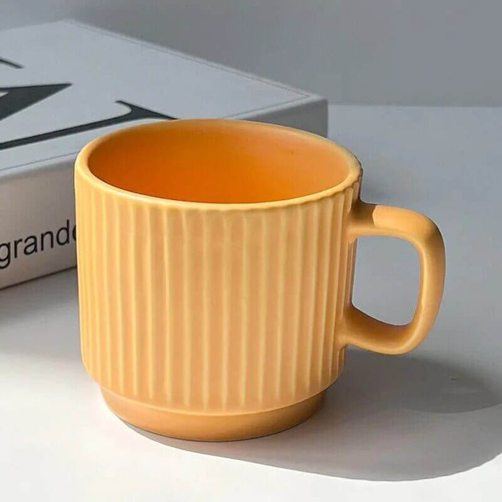 Nordisk inspirert ribbet keramikkruss for kaffe- og teelskere | Skanto