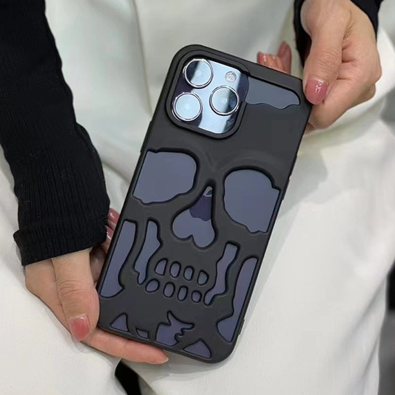 Skanto | Gothic Midnight Skull Telefonveske