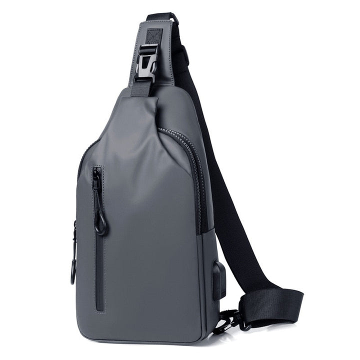 Skanto | Koreansk City Vanntett USB Ladbar Crossbody Veske