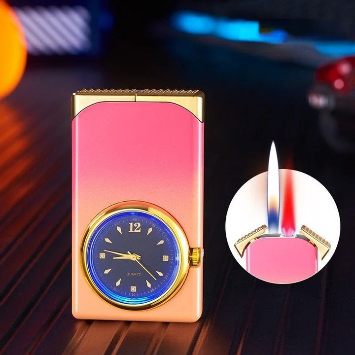 Kreativ Dual Fire Gradient Color Lighter Watch | Skanto