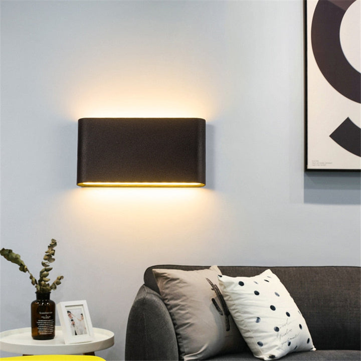 Skanto | GuardGlow – Vanntett Vegglampe med Værbestandig Design