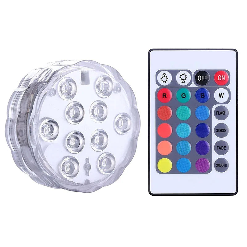 Skanto | Undervanns belysning til basseng med 10 LED-lamper