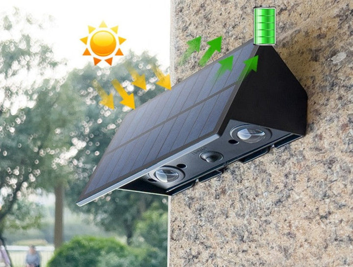 Skanto | SensorGlow - Bevegelsesaktivert Solvegglampe