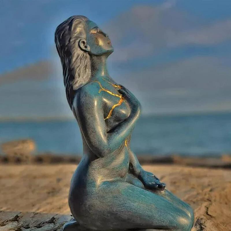 Skanto | Healing Goddess Skulptur: Harpik abstrakt