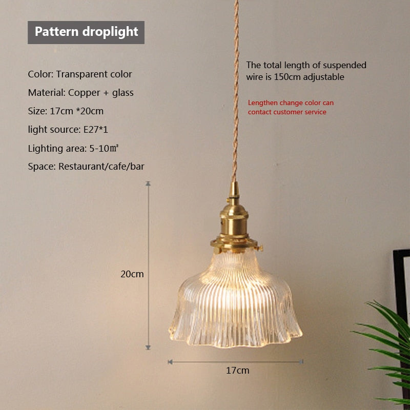 Skanto | Nordisk Brilliance Gjennomsiktig Glass Pendellampe