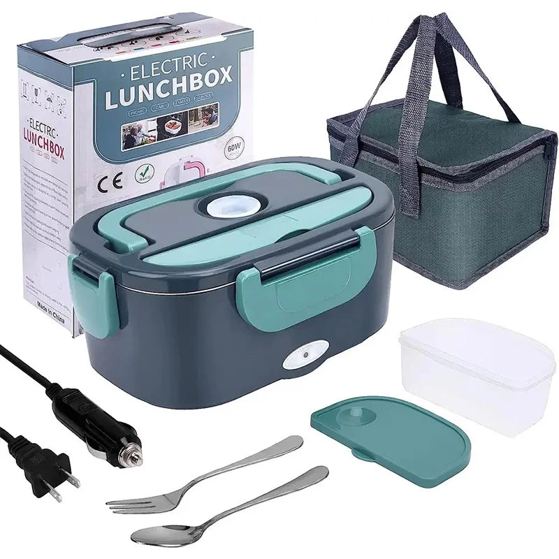 Frendorf | 1.5L Elektrisk Lunsjboks Matvarmer 60W Bærbar Lekkasjesikker Varmer – HeatBox
