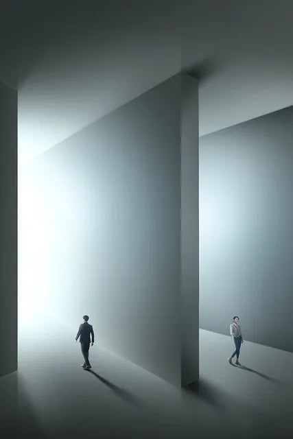 Moderne Geometriske Arkitektoniske Landskaps Veggkunst Fine Art Lerret Utskrifter Bilder For Studio Hjemme Kontor Entré Inspirerende Kunst Dekor | Skanto
