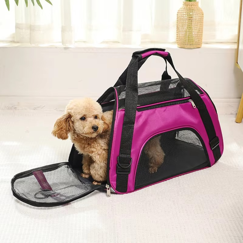 Skanto | Myk sided pet carrier with breathable mesh for small dogs and cats