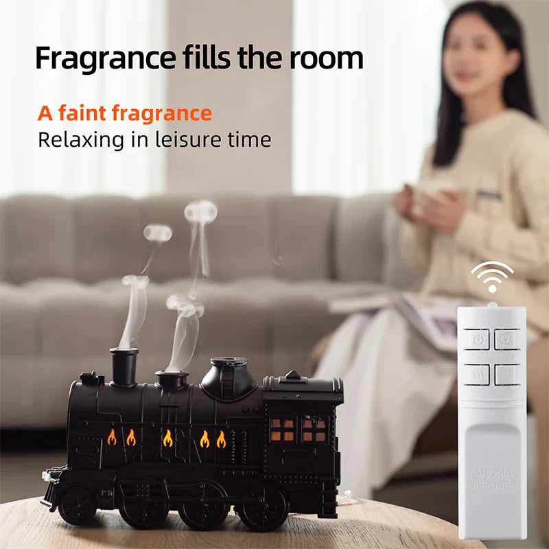 Mini Train Aromaterapi Eterisk Olje Diffuser Lampe Dekor | Skanto