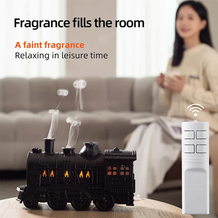 Mini Train Aromaterapi Eterisk Olje Diffuser Lampe Dekor | Skanto