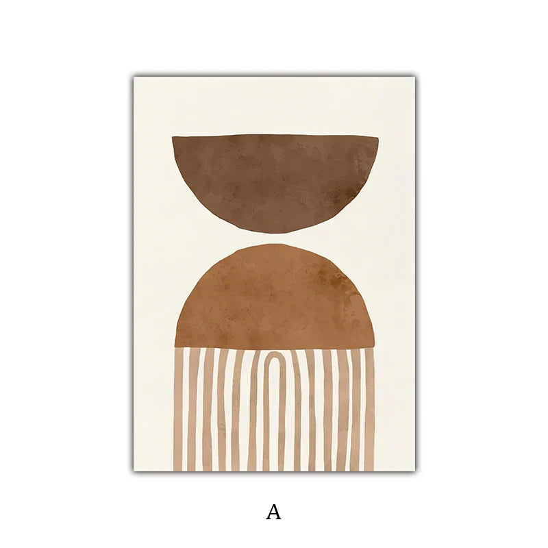 Enkel Natur Floral Landskap Galleri Veggkunst Fine Art Lerret Utskrifter Minimalistiske Nordiske Bilder For Stue Skandinavisk Hjem Dekor | Skanto