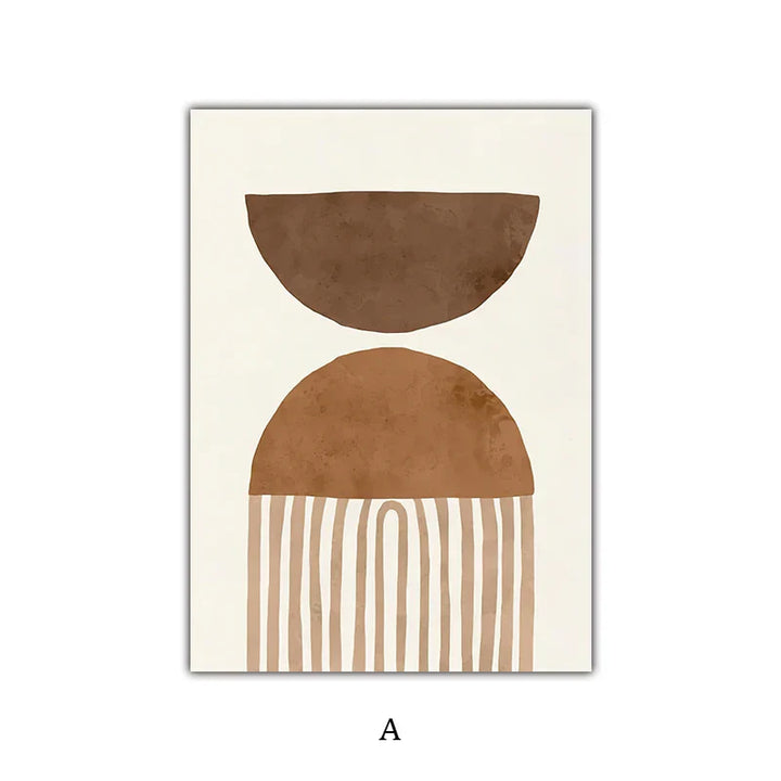 Enkel Natur Floral Landskap Galleri Veggkunst Fine Art Lerret Utskrifter Minimalistiske Nordiske Bilder For Stue Skandinavisk Hjem Dekor | Skanto