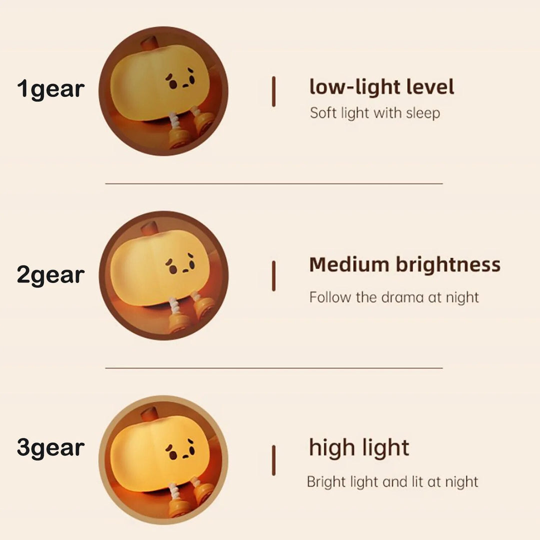 Skanto | Sad Pumpkin Touch Sensor Lampe Dekor