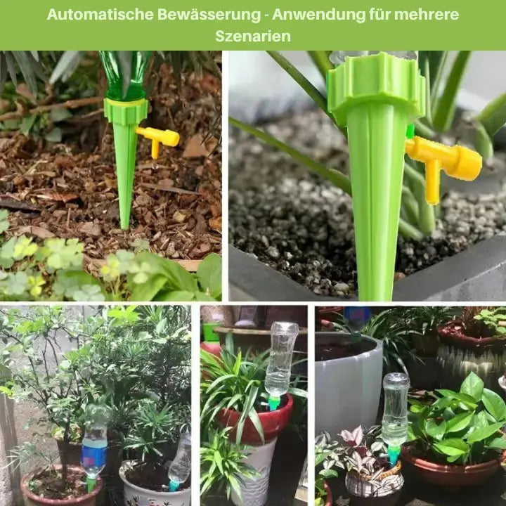 Selvvanningsspyd for automatisk plantestell