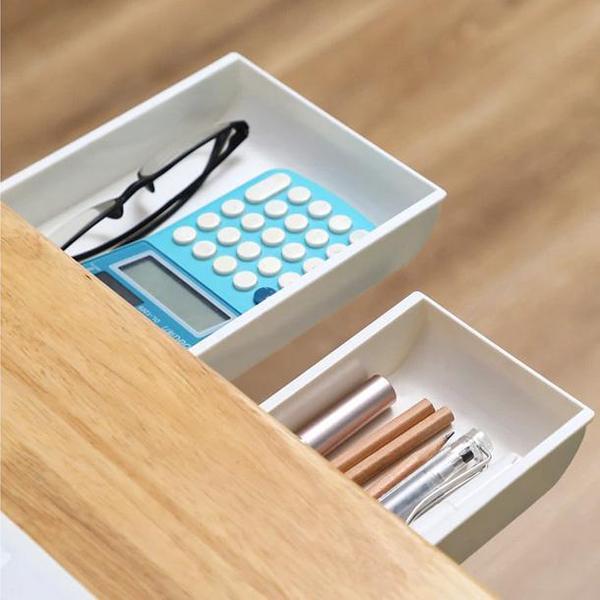 Selvheftende under skrivebordsskuff organizer | Skanto