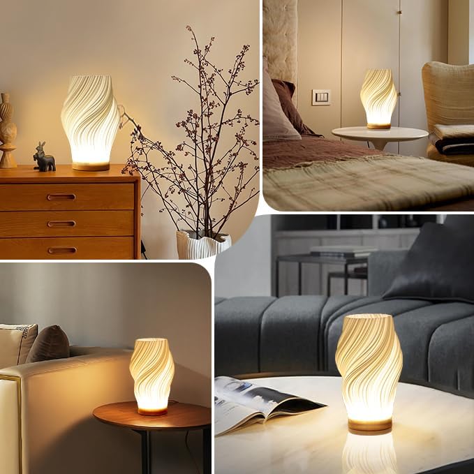 Skanto | Dimmbar bølgete designlampe Moderne