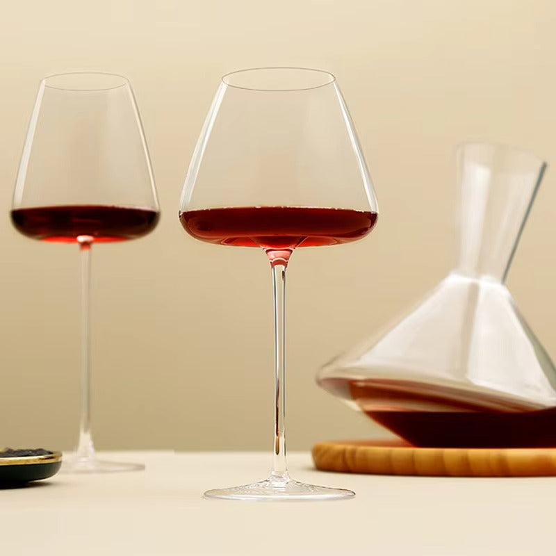Sett med 2, 4 og 6 Håndlagde Krystallvins- og Champagneglass - 4 Størrelser | Skanto